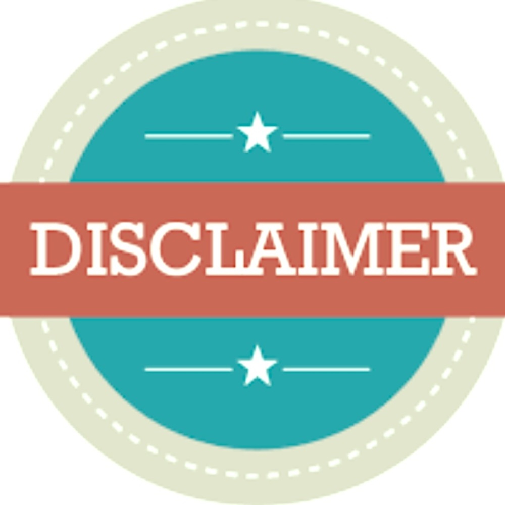 ❗️❕🛑 DISCLAIMER 🛑❕❗️